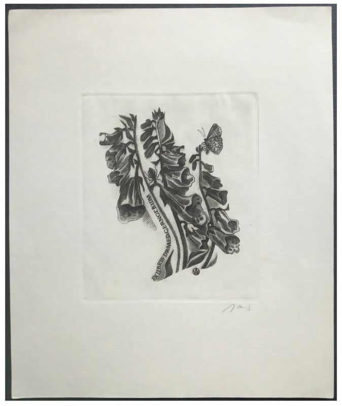 Jakubowski Wojciech (519/1980) Exlibris Gernot Blum (Eb)