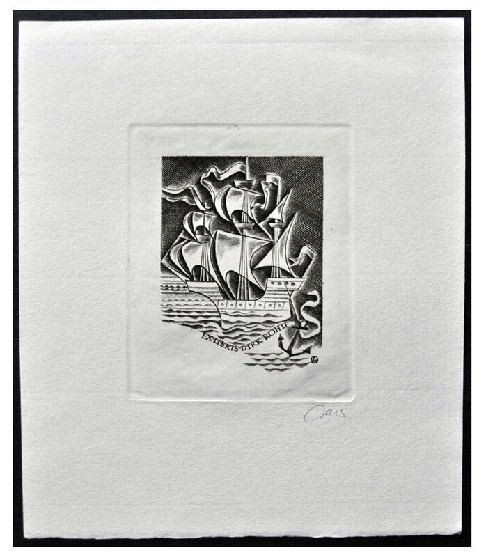 Jakubowski Wojciech (585/1984) Exlibris Dirk Rohlf (Eb)
