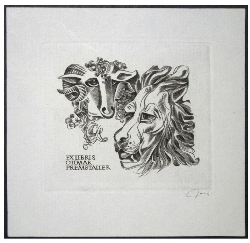 Jakubowski Wojciech (595/1984) Exlibris Ottmar Premstaller (Eb)