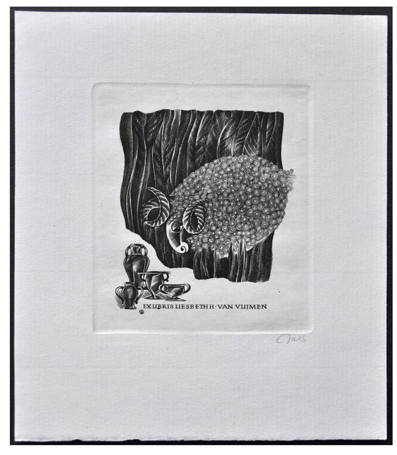 Jakubowski Wojciech (654/1988) Exlibris Nelli van de Weerd (Eb)