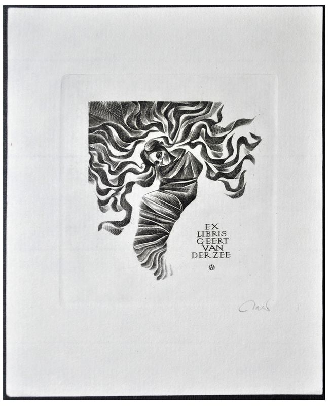Jakubowski Wojciech (692/1991) Exlibris Geert van der Zee (Eb)