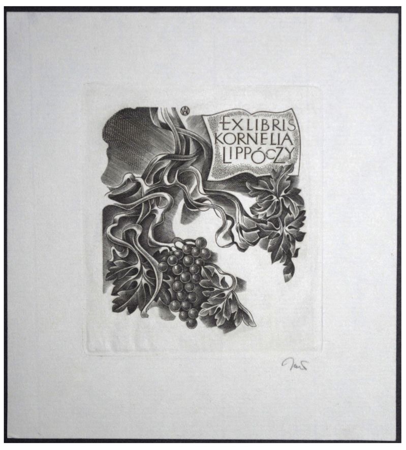 Jakubowski Wojciech (724/1995) Exlibris Kornelia Lippoczy (Eb)