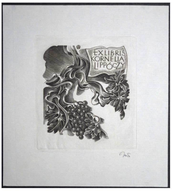 Jakubowski Wojciech (724/1995) Exlibris Kornelia Lippoczy (Eb)