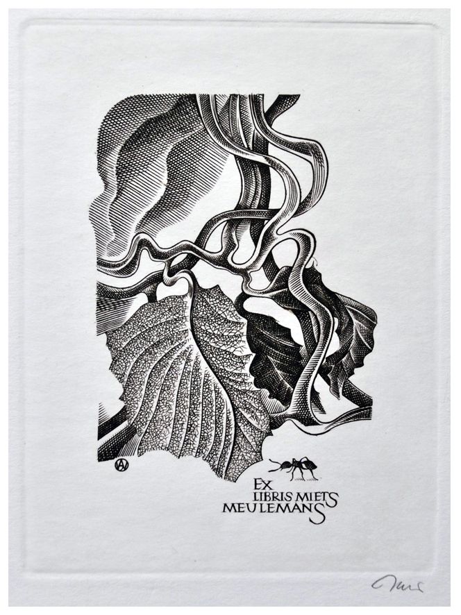 Jakubowski Wojciech (769/1998) Exlibris Miets Meulemans (Eb)