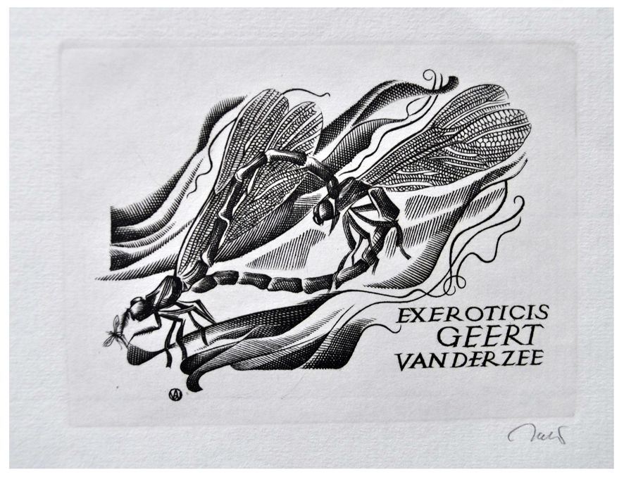 Jakubowski Wojciech (779/1998) Exlibris Geert van der Zee (Eb)