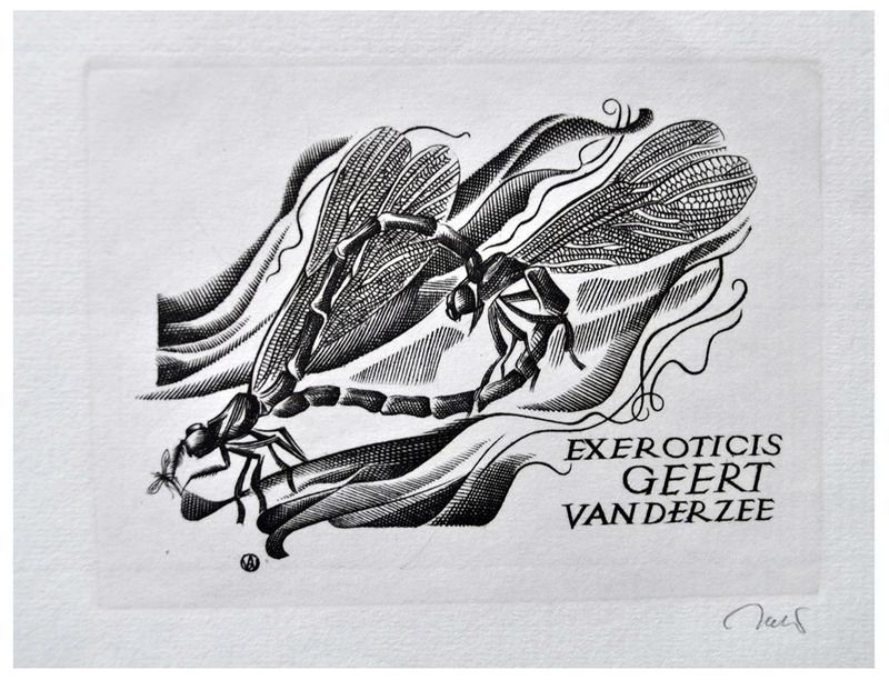 Jakubowski Wojciech (779/1998) Exlibris Geert van der Zee (Eb)