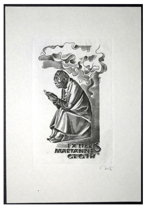 Jakubowski Wojciech (752/1997)  Exlibris Marianne Groth (Eb)