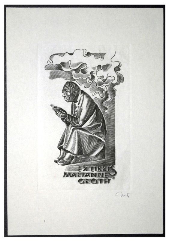 Jakubowski Wojciech (752/1997)  Exlibris Marianne Groth (Eb)