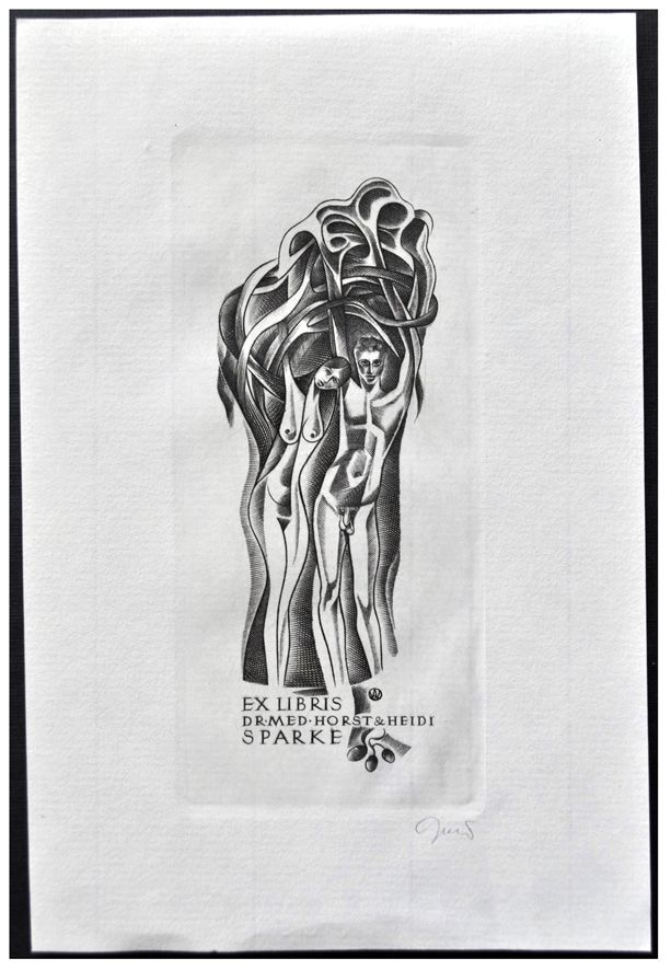Jakubowski Wojciech (795/1999) Exlibris Dr. Med. Heidi &amp; Horst Sparke (Eb)