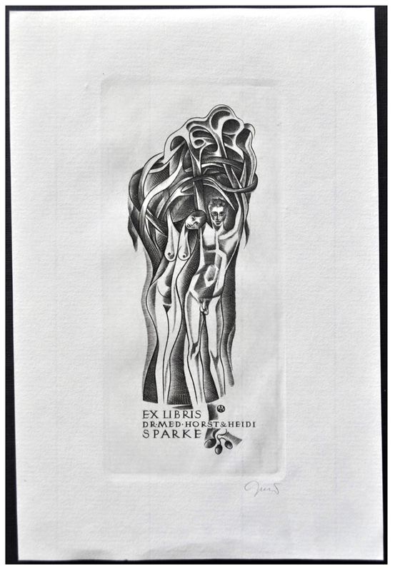 Jakubowski Wojciech (795/1999) Exlibris Dr. Med. Heidi &amp; Horst Sparke (Eb)