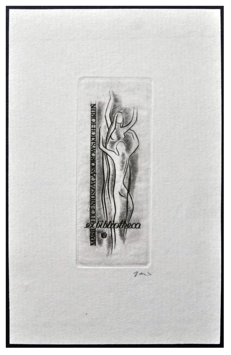 Jakubowski Wojciech (059/1958) Exlibris Marii i Eugeniusza Gąsiorowskich (Eb)