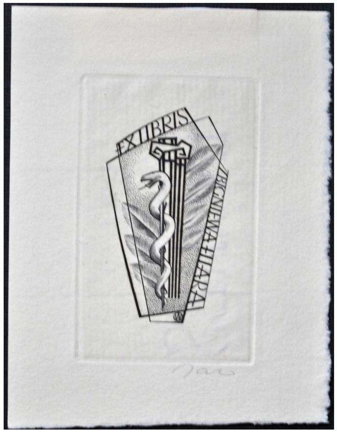 Jakubowski Wojciech (100/1959) Exlibris Zbigniewa Filara (Eb)