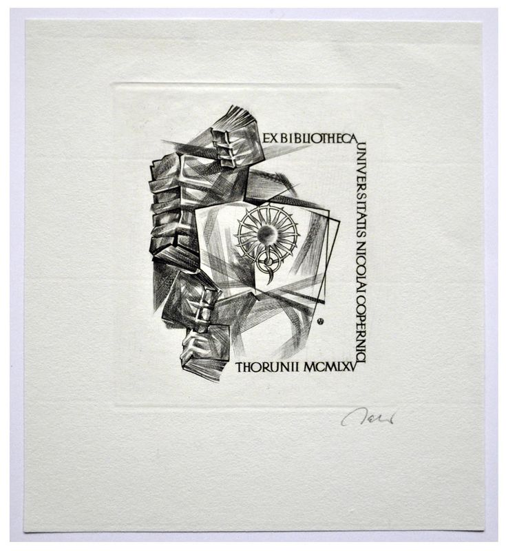 Jakubowski Wojciech (242/1965) Ex bibliotheca Universitatis Nicolai Copernici Thorunii, 73x63