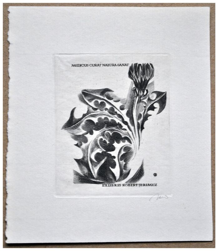 Jakubowski Wojciech (401/1972) Exlibris Robert Jeremicz, 70x57