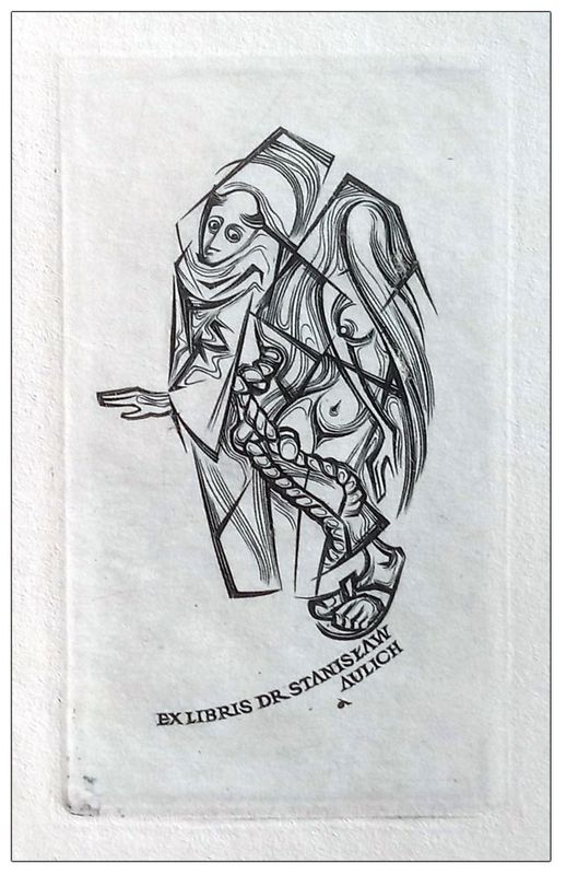Bortowski Andrzej (05) Exlibris dr Stanisław Aulich, C2