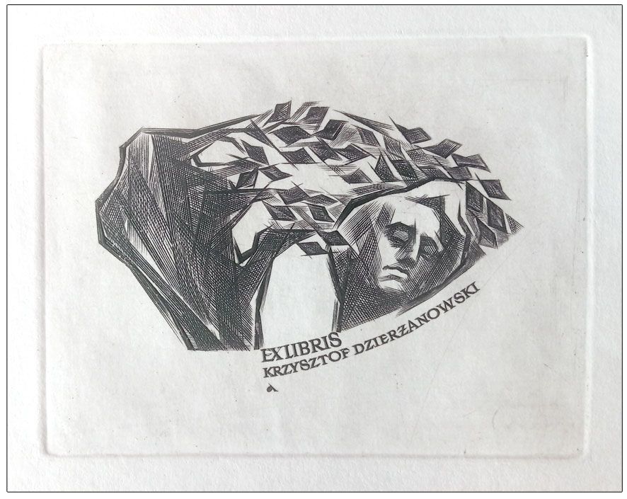 Bortowski Andrzej (08) Exlibris Krzysztof Dzierżanowski, C2