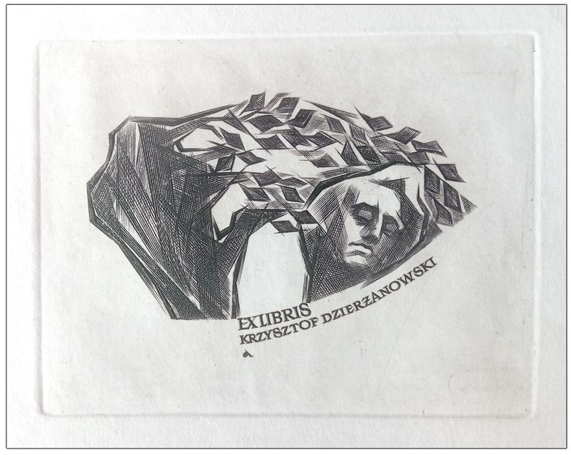 Bortowski Andrzej (08) Exlibris Krzysztof Dzierżanowski, C2