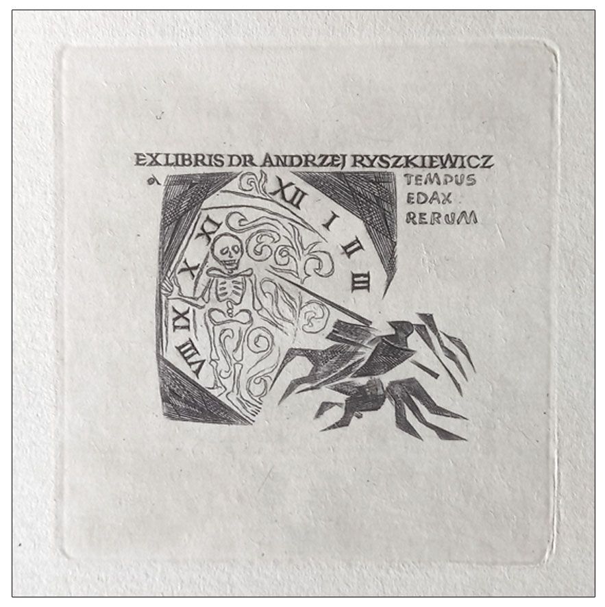 Bortowski Andrzej (06) Exlibris dr Andrzej Ryszkiewicz, C2
