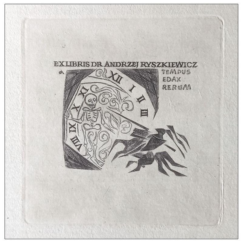 Bortowski Andrzej (06) Exlibris dr Andrzej Ryszkiewicz, C2