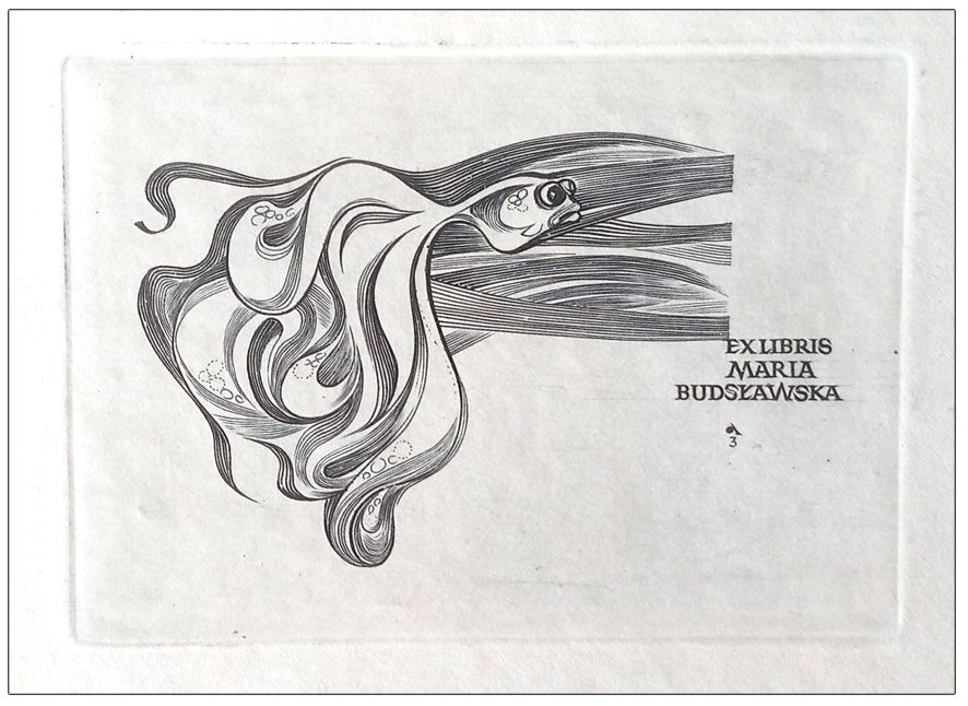 Bortowski Andrzej (12) Exlibris Maria Budsławska, C2