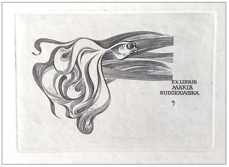 Bortowski Andrzej (12) Exlibris Maria Budsławska, C2