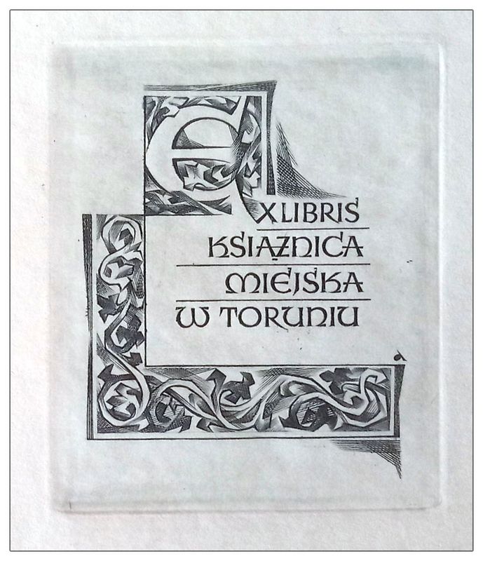 Bortowski Andrzej (10) Exlibris Książnica Miejska w Toruniu, C2