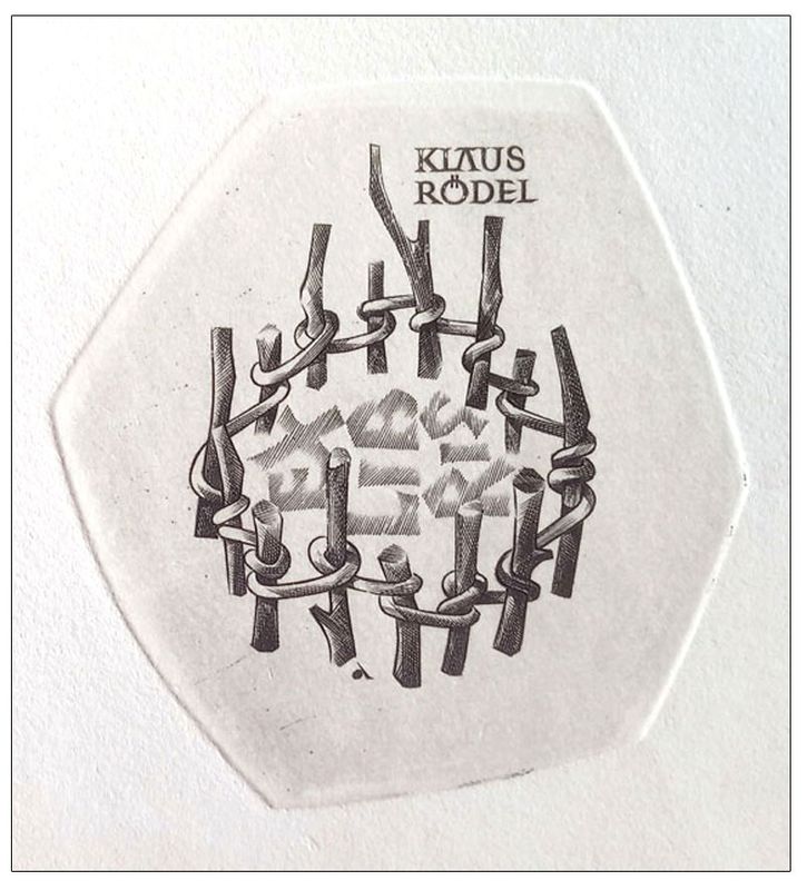Bortowski Andrzej (14) Exlibris Klaus Rodel (Rödel), C2