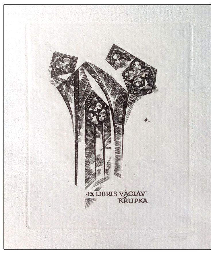 Bortowski Andrzej (16) Exlibris Vaclav Krupka, C2