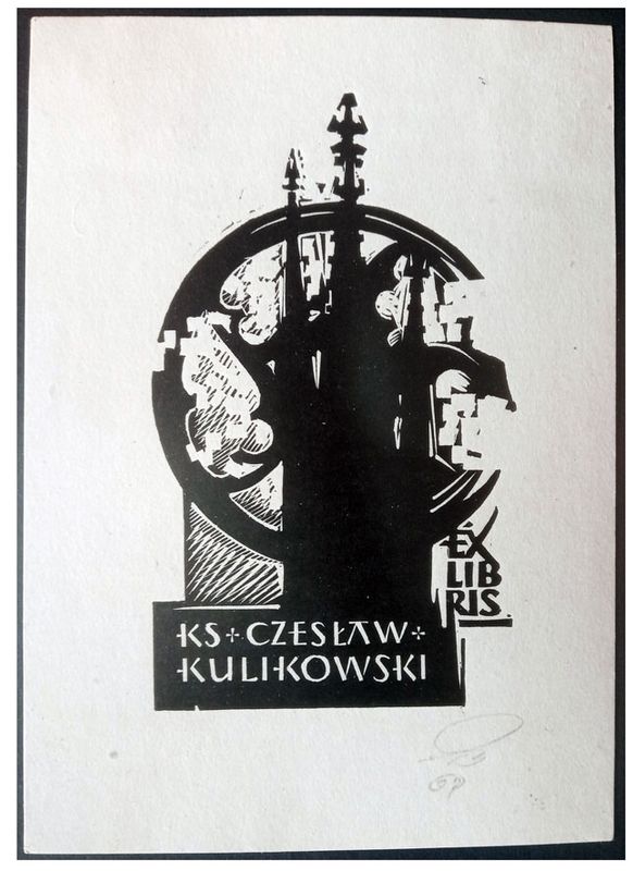 Bortowski Andrzej (19) Exlibris ks. Czesław Kulikowski, X2