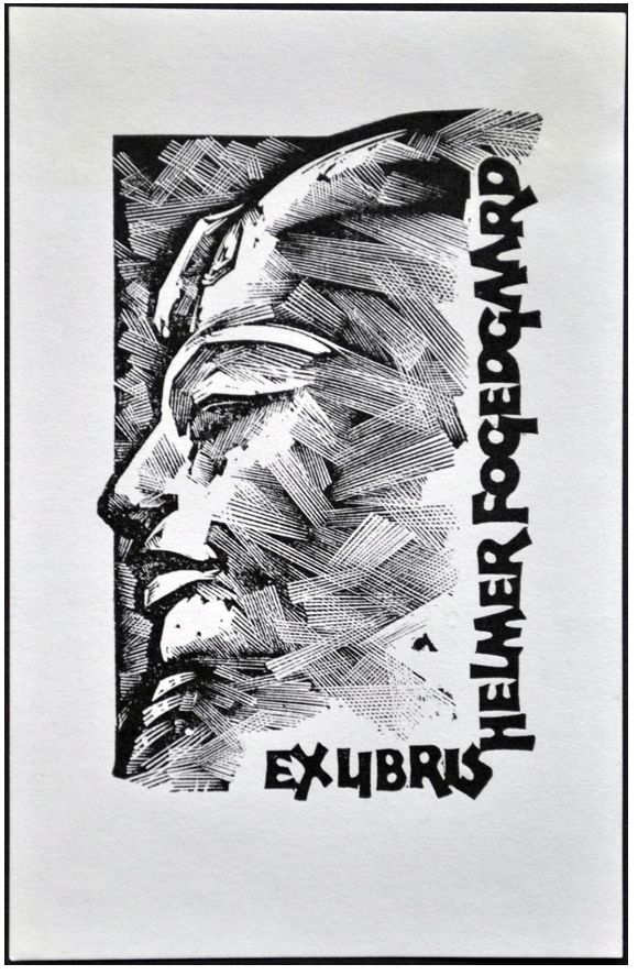 Bortowski Andrzej (25) Exlibris Helmer Fogedgaard, X2