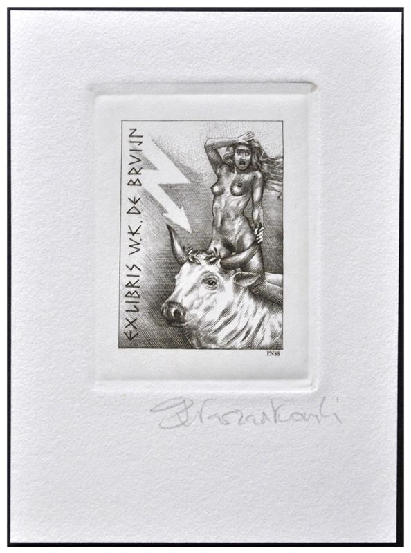 Naszarkowski Piotr (16/1988) Exlibris W.K. de Bruijs, C2, 60x80