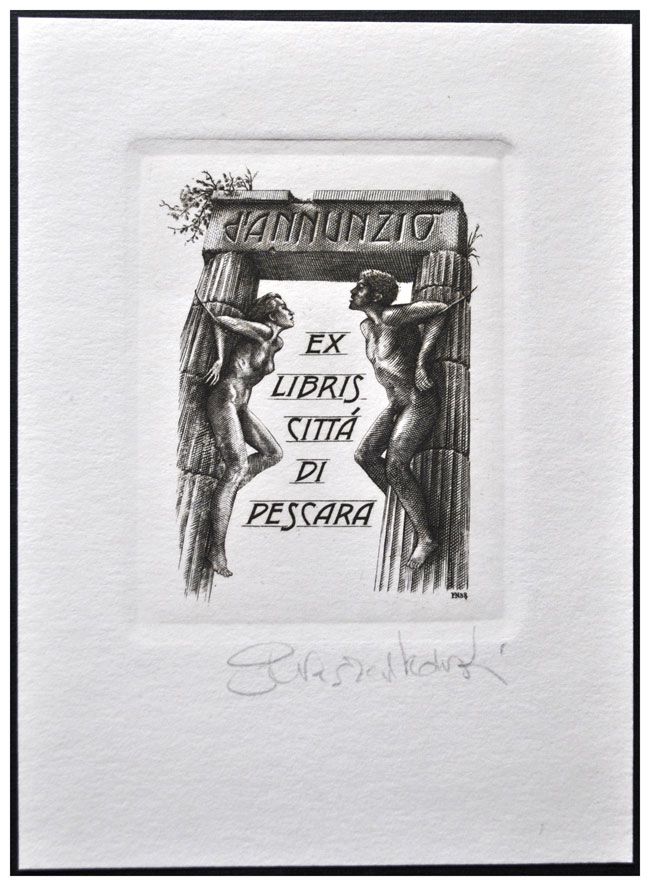 Naszarkowski Piotr (19/1988) Exlibris Citta di Pescara (III), C2, 67x86