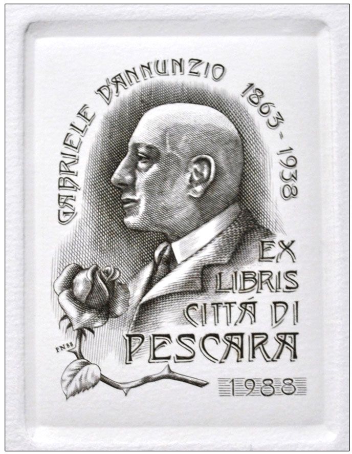Naszarkowski Piotr (18/1988) Exlibris Citta di Pescara (II), C2, 65x89