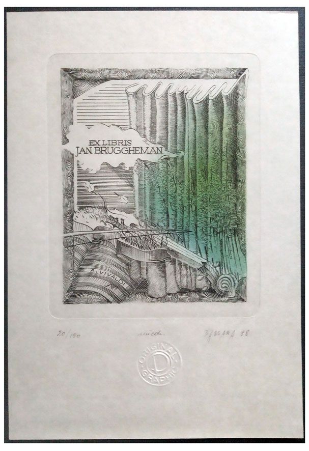 Pisarek Dassara Danuta (1) Exlibris Jan Bruggeeheman, C2, 1988