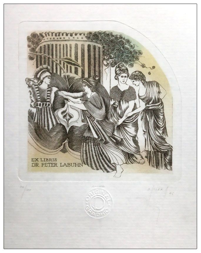 Pisarek Dassara Danuta (2) Exlibris dr Peter Labuhn, C2, 1995