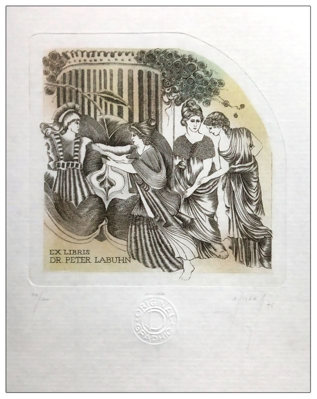 Pisarek Dassara Danuta (2) Exlibris dr Peter Labuhn, C2, 1995