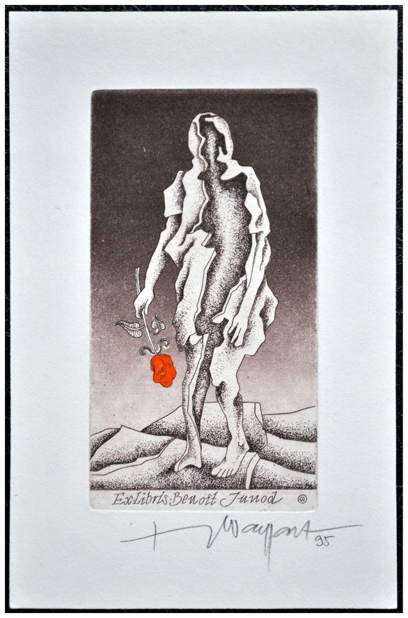 Waygart Jerzy (270/1995) Exlibris Benoit Junod, C3+C5
