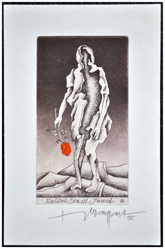 Waygart Jerzy (270/1995) Exlibris Benoit Junod, C3+C5