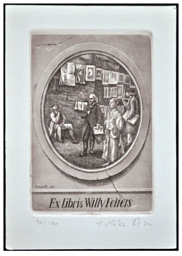 Naszarkowski Piotr (02/1987) Exlibris Willy Feliers (I), C2, 72x105