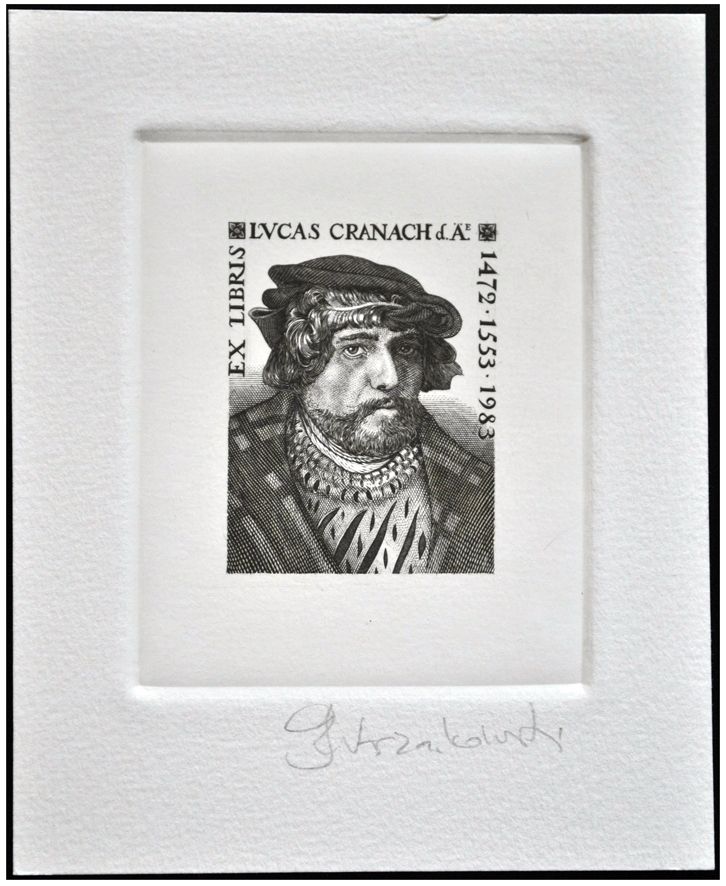 Naszarkowski Piotr (01/1983) Exlibris Lucas Cranach, C2, 75x92