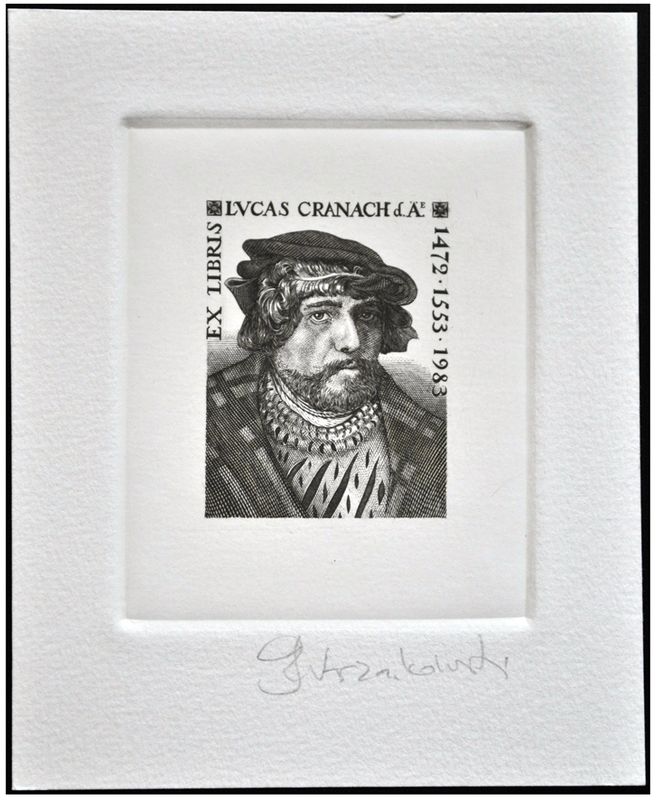 Naszarkowski Piotr (01/1983) Exlibris Lucas Cranach, C2, 75x92