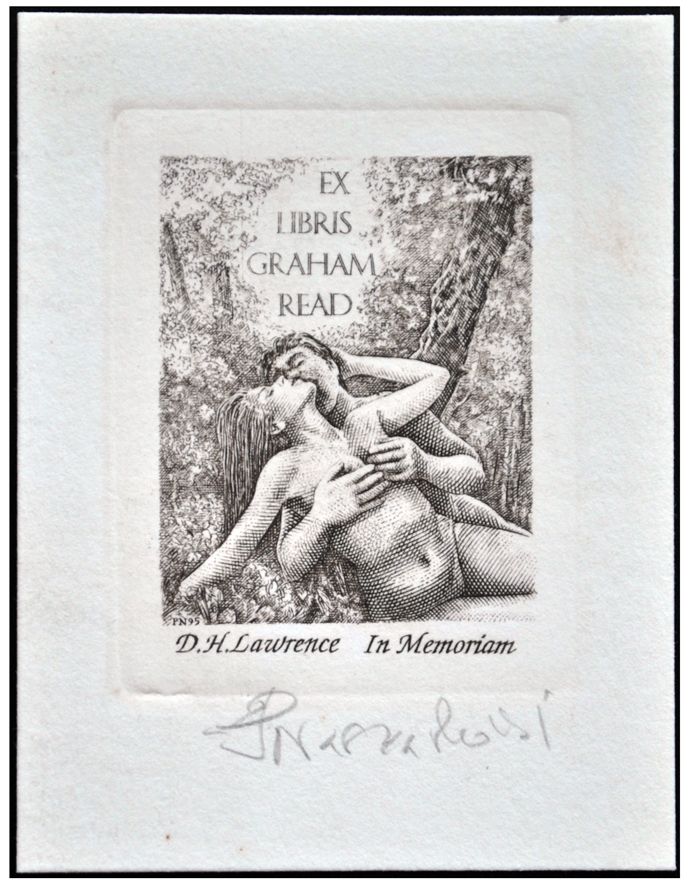 Naszarkowski Piotr (33/1995) Exlibris Graham Read, C2, 49x64