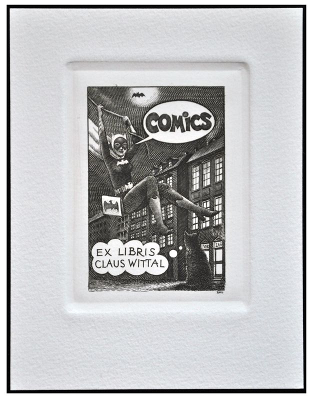 Naszarkowski Piotr (30/1989) Exlibris Claus Wittal, C2, 67x90