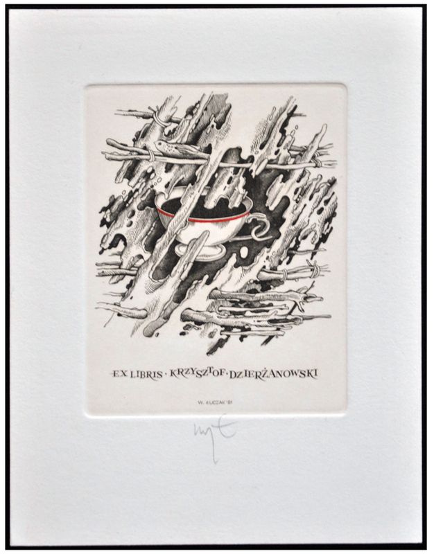 Łuczak Wojciech (04) Exlibris Krzysztof Dzierżanowski, C2, 1991
