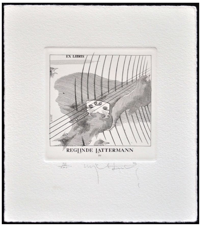 Łuczak Wojciech (06) Exlibris Reglinde Lattermann, C2, 2008