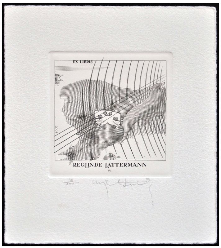 Łuczak Wojciech (06) Exlibris Reglinde Lattermann, C2, 2008