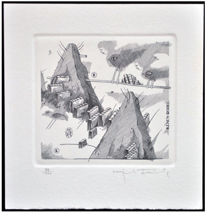 Łuczak Wojciech (07) Exlibris Klaus Roedel, C2, 2002