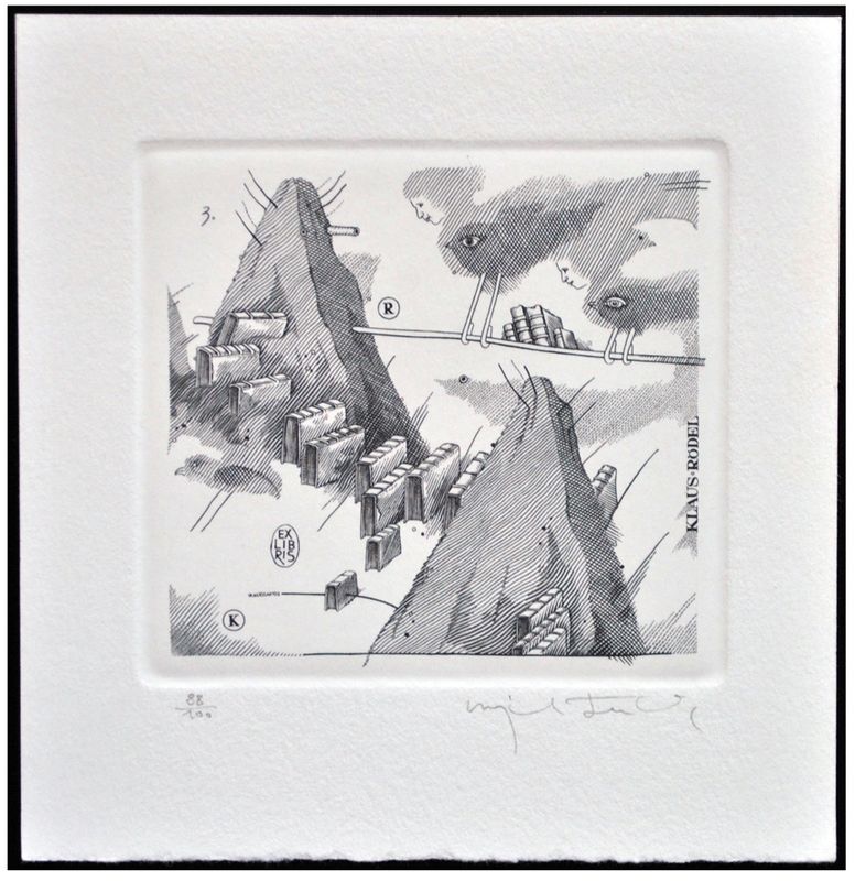 Łuczak Wojciech (07) Exlibris Klaus Roedel, C2, 2002
