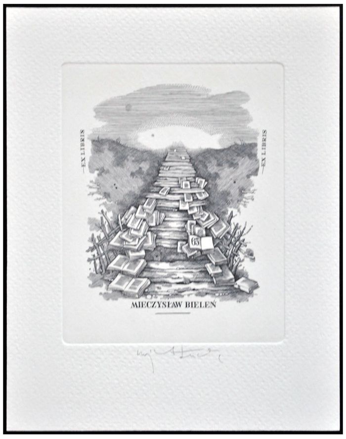 Łuczak Wojciech (05) Exlibris Mieczysław Bieleń, C2, 1999