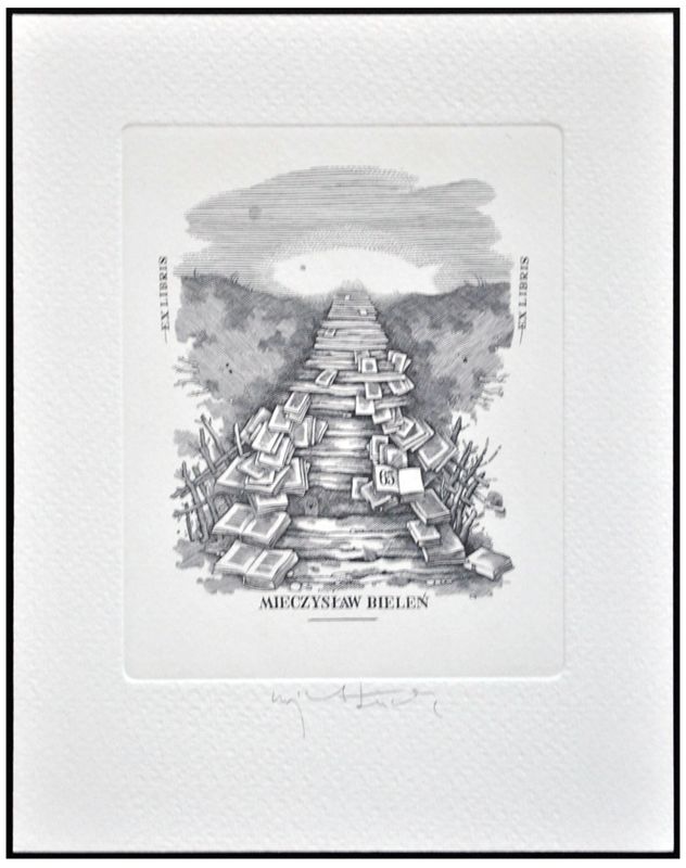 Łuczak Wojciech (05) Exlibris Mieczysław Bieleń, C2, 1999
